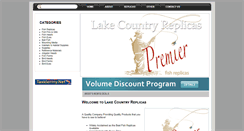 Desktop Screenshot of lakecountryreplicas.com