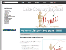 Tablet Screenshot of lakecountryreplicas.com